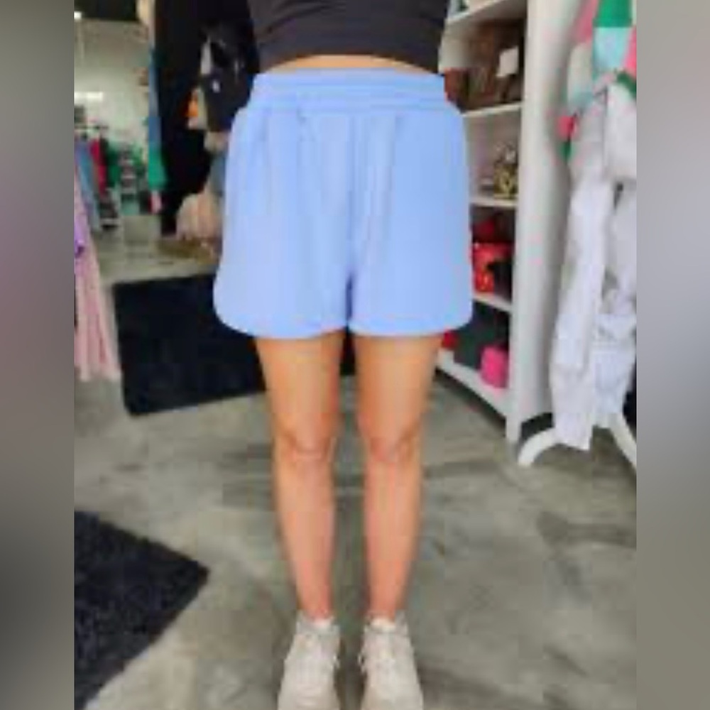 🐬Zenana Scuba Waistband Dolphin Shorts🐬Color•Spring Blue🐬